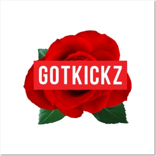 GOTKICKZ Logo (Rose) Posters and Art